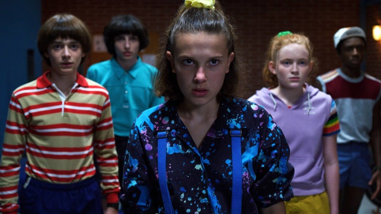 The kids on Stranger Things