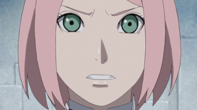 Sakura in Shin's lair