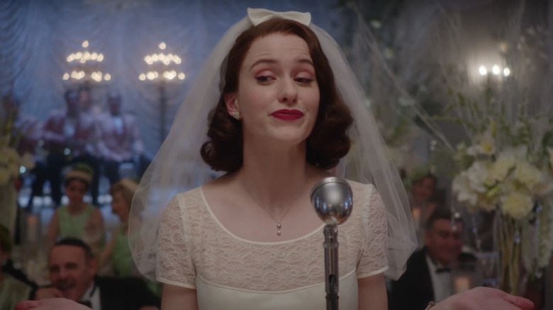 Midge Maisel in wedding dress