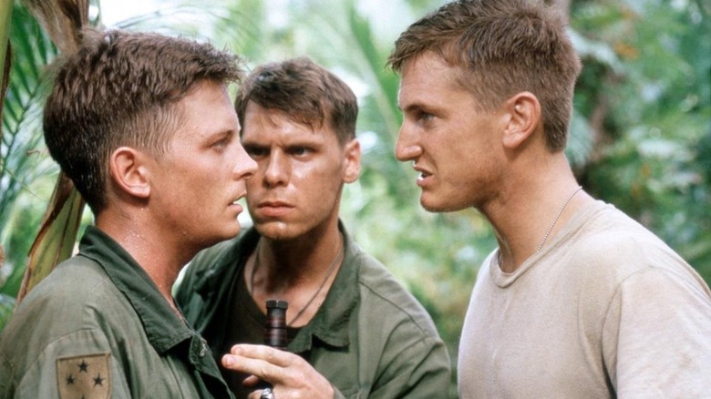 Three soldiers in the jungle