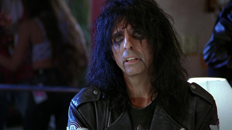 Alice Cooper as himself speaking in Wayne's World