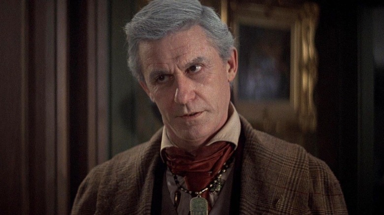 Peter Vincent looking to the side in Fright Night