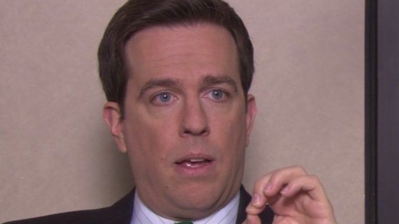 Andy Bernard talking