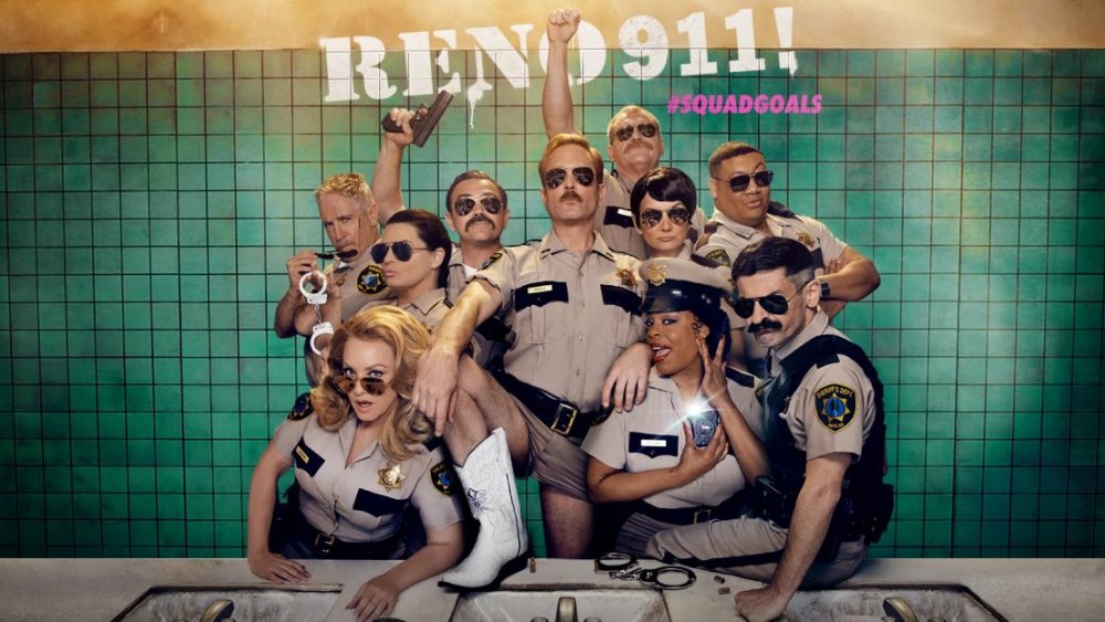 Promo art for season 7 of Reno 911!