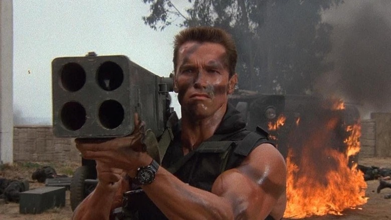 Arnie with launcher