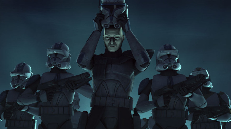 Rex preparing to arrest Krell