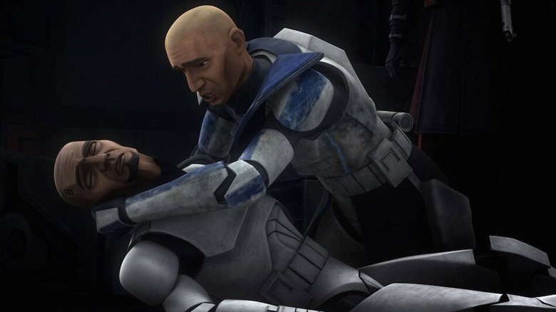 Fives dies in Rex's arms