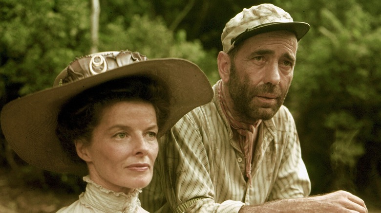hepburn bogart weary stares