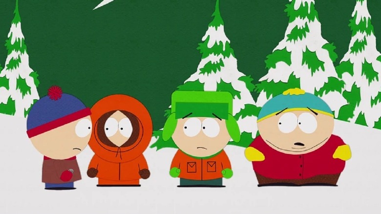 The four South Park characters