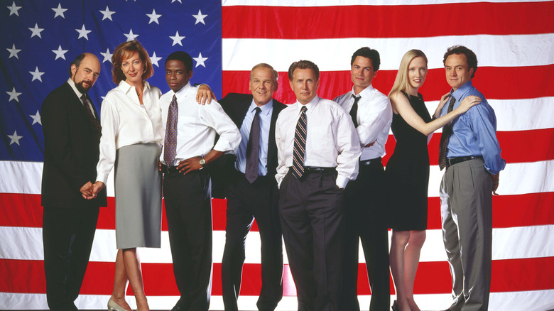 West Wing cast together