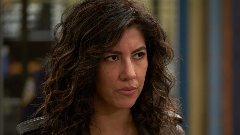 Detective Rosa Diaz glowers