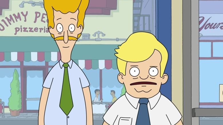ron and hugo in the restaurant