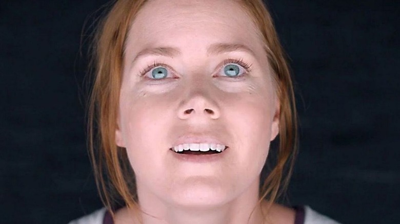 Amy Adams looks up