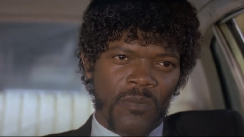 Samuel L. Jackson with jheri curls