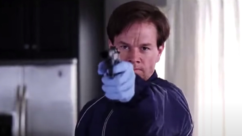Mark Wahlberg pointing gun