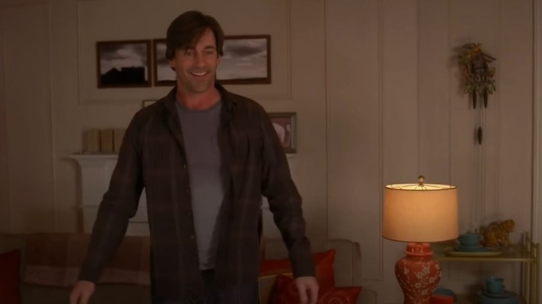 Jon Hamm as Dr. Drew Baird smiling