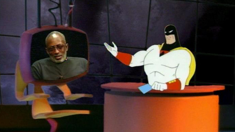 Space Ghost interviewing Garrett Morris