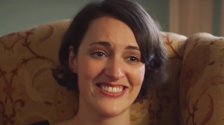 Phoebe Waller-Bridge smiling uncomfortably