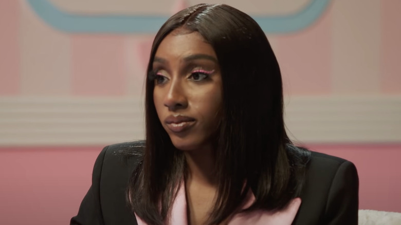Ziwe wearing pink eyeliner