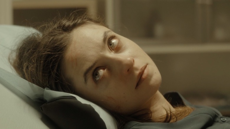 Elena lying down