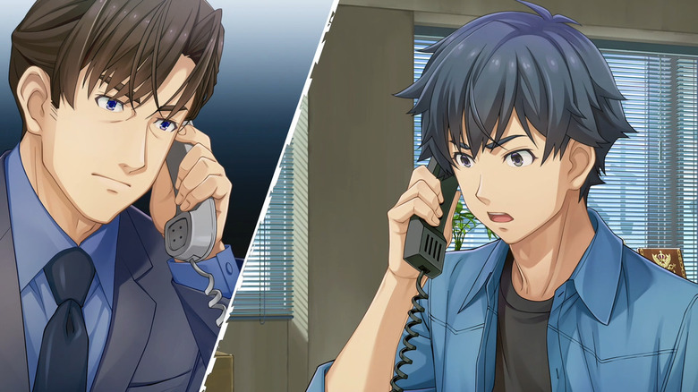 Taro Ninten on phone