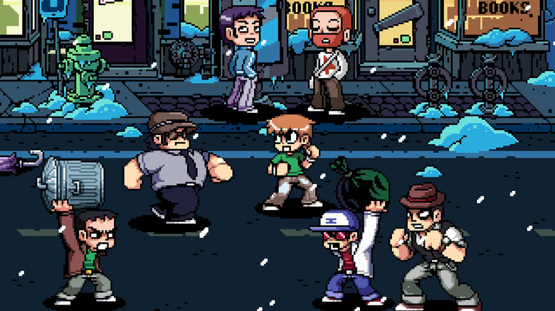 Scott and friends fighting
