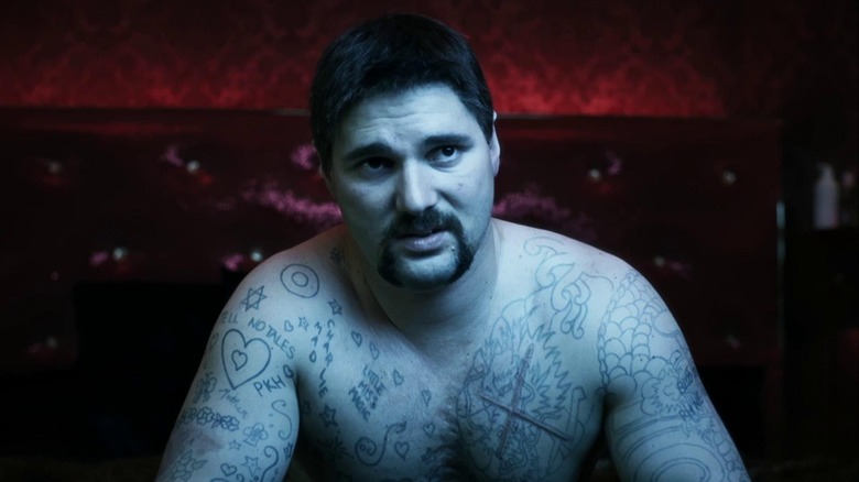 Bana covered in tattoos