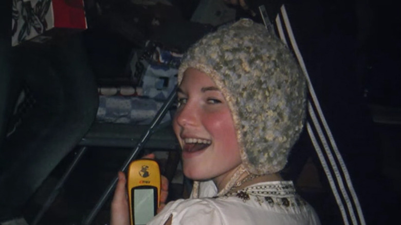 An archival photo of Amanda Knox