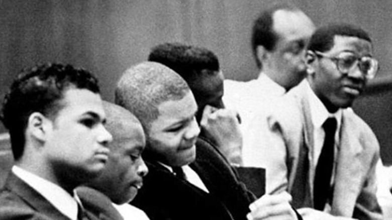 Archival Photo of The Central Park Five Trial