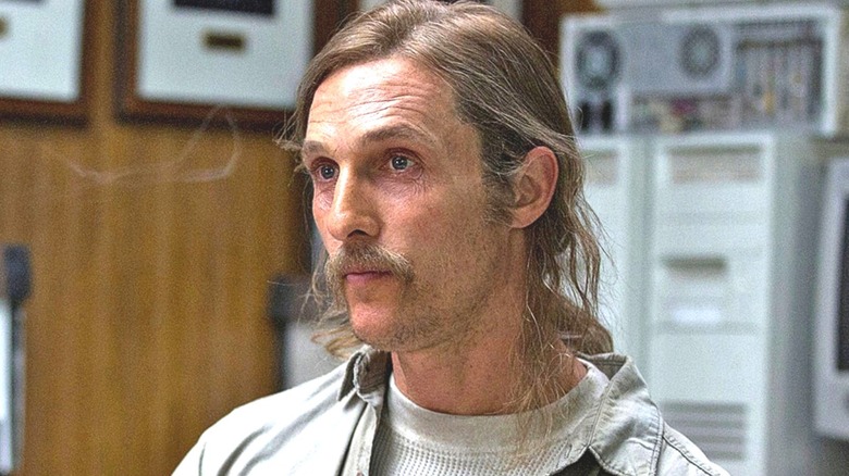 Matthew McConaughey Rustin Cohle long hair