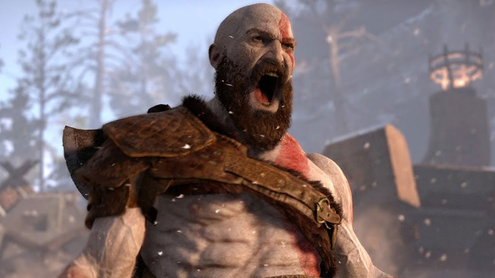 Kratos screaming God of War 