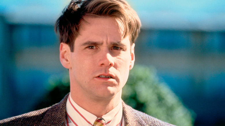 Truman staring with a confused expression in The Truman Show (1998)