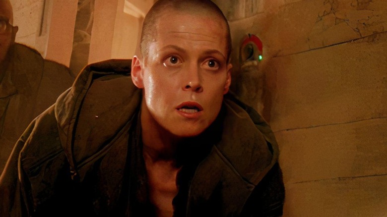 Ripley and alien