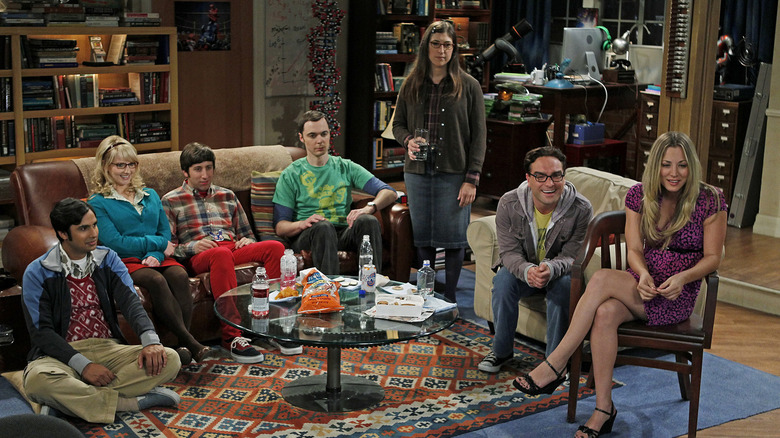 Big Bang Theory watching television