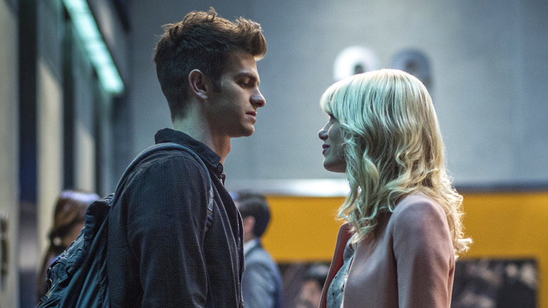 Andrew Garfield and Emma Stone in The Amazing Spider-Man