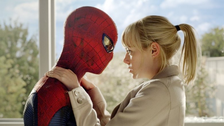 Andrew Garfield and Emma Stone in The Amazing Spider-Man