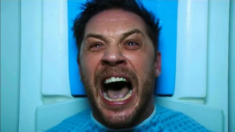 Tom Hardy screaming