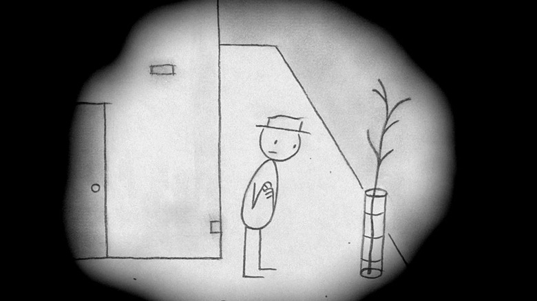 Bill examining a tree in It's Such a Beautiful Day (2012)