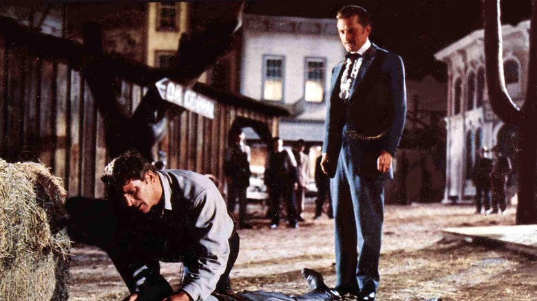 Wyatt Earp and Doc Holliday on the street in Gunfight at the O.K. Corral
