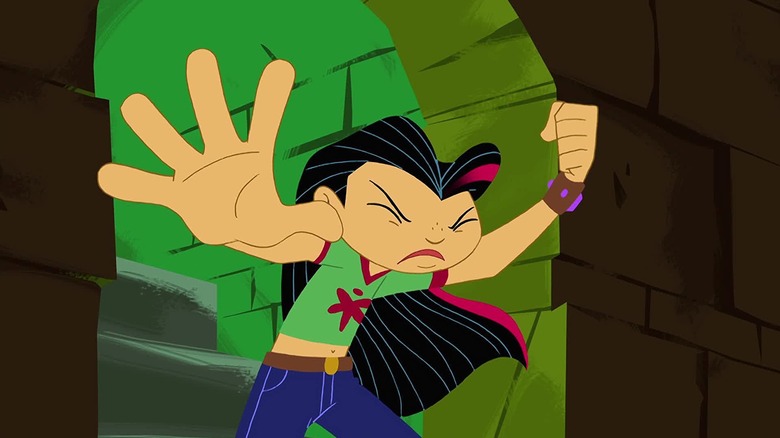Juniper Lee entering a dungeon on The Life and Times of Juniper Lee