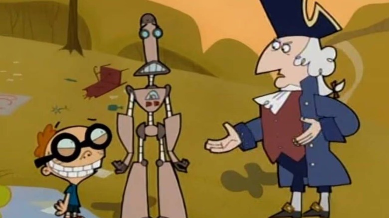 Otto and Larry 3000 meeting George Washington on Time Squad