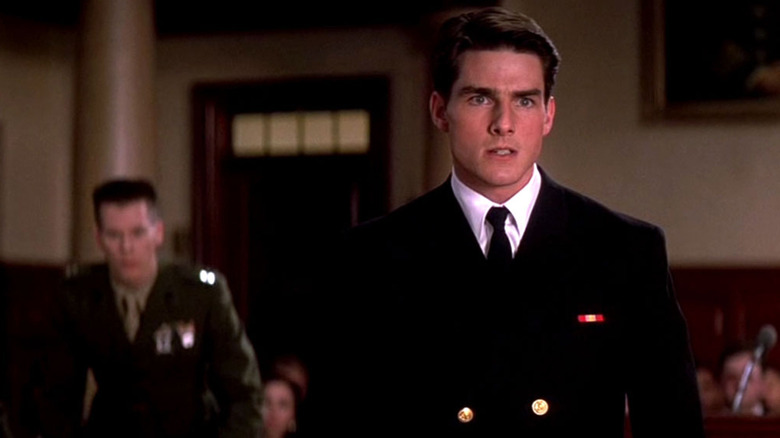 Lieutenant Daniel Kaffee interrogates Colonel Nathan Jessep in "A Few Good Men" (1992)
