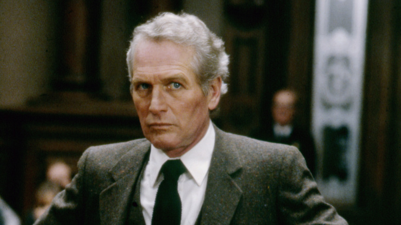 Frank Galvin stands in the courtroom in "The Verdict" (1982)