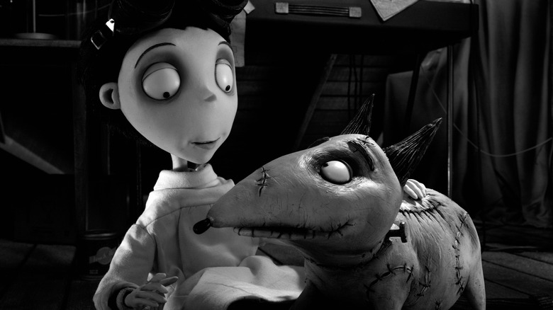 Victor and Sparky smiling at each other in "Frankenweenie"
