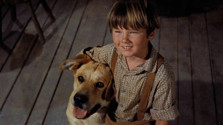 Arliss with Old Yeller in Old Yeller