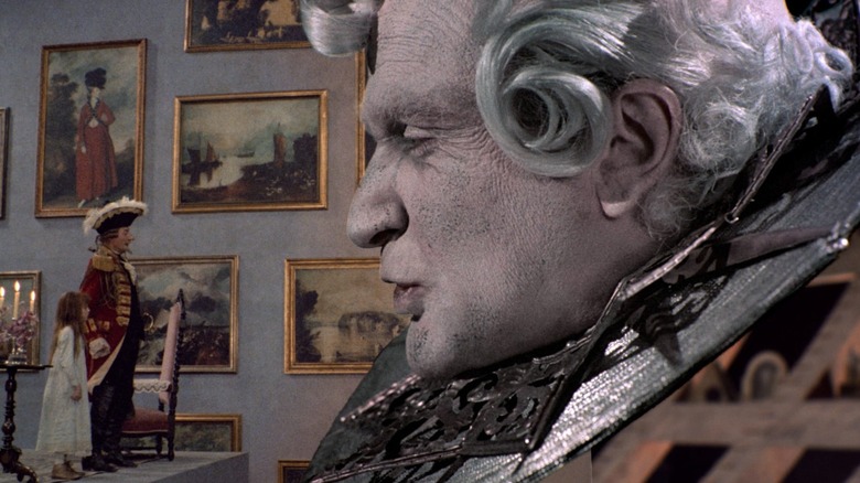 Baron Munchausen speaking to the King of the Moon in "The Adventures of Baron Munchausen"