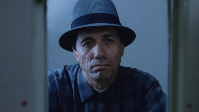 Santana looking through an opening in American Me (1992)