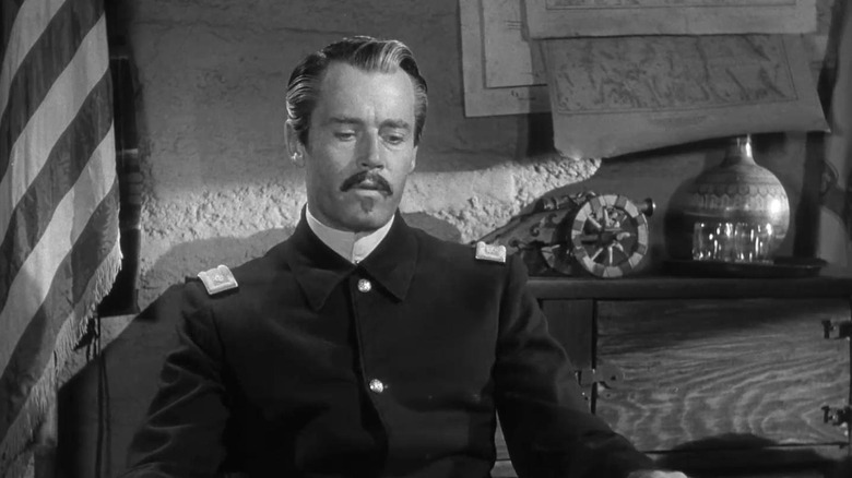 Colonel Owen Thursday in his office in Fort Apache (1948)