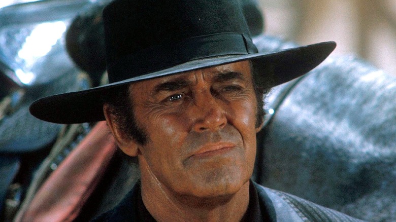 Extreme close-up of Frank in Once Upon a Time in the West (1968)