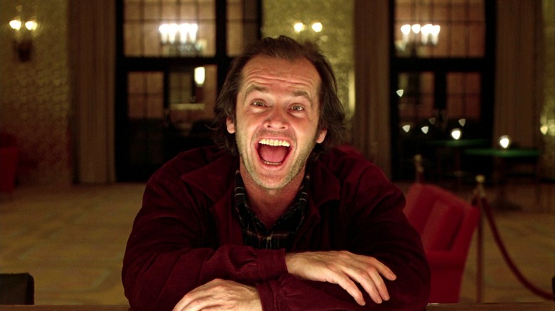 Jack goes insane at the Overlook Bar in The Shining (1980)